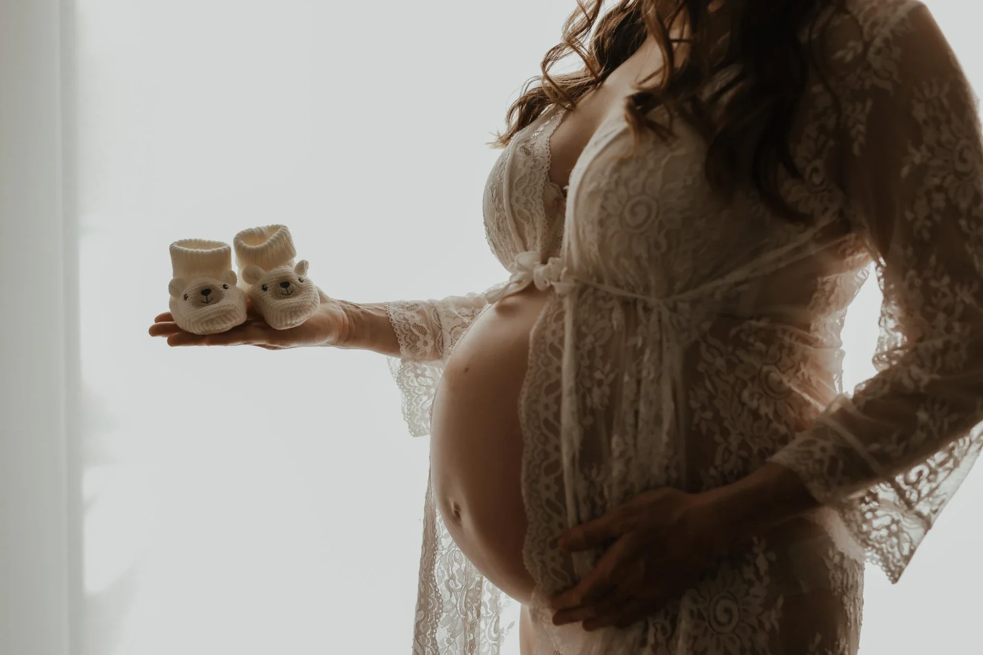 Babybauch - Tageslichtstudio - Fotografie Schneider Rostock