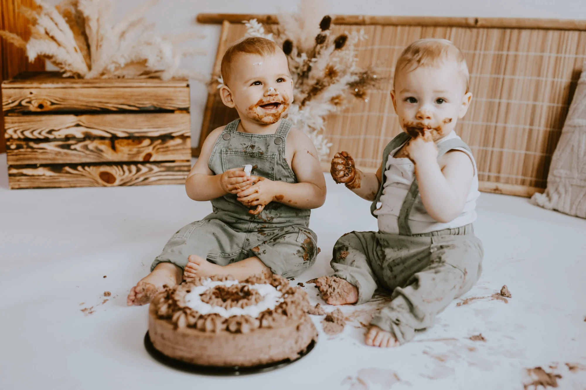 Lustiges Kuchenshooting