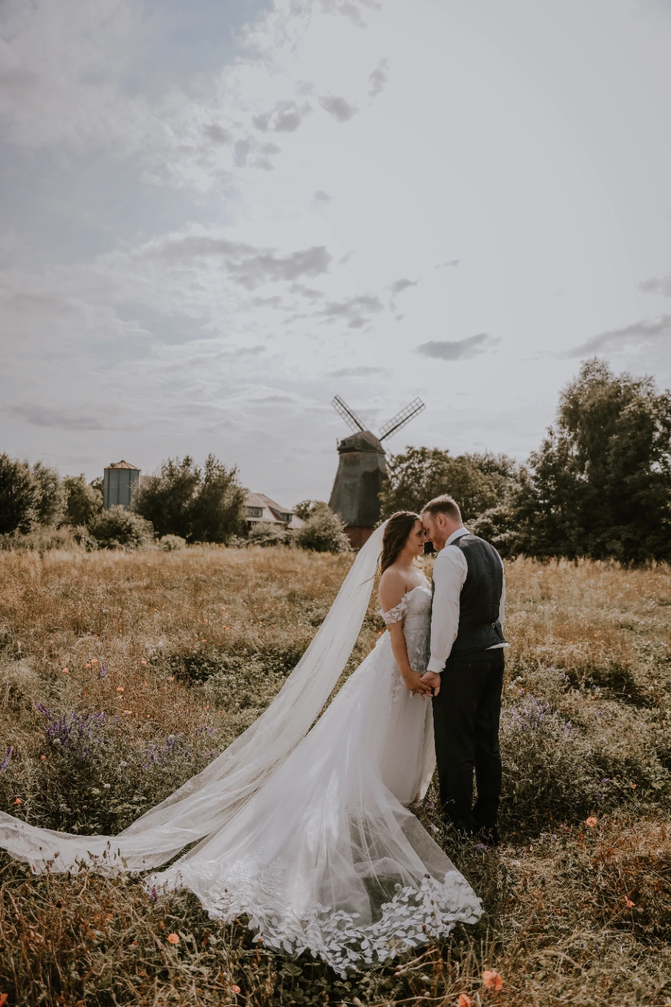 Hochzeitsfoto von Jessica&Ricardo in der Küstenmühle