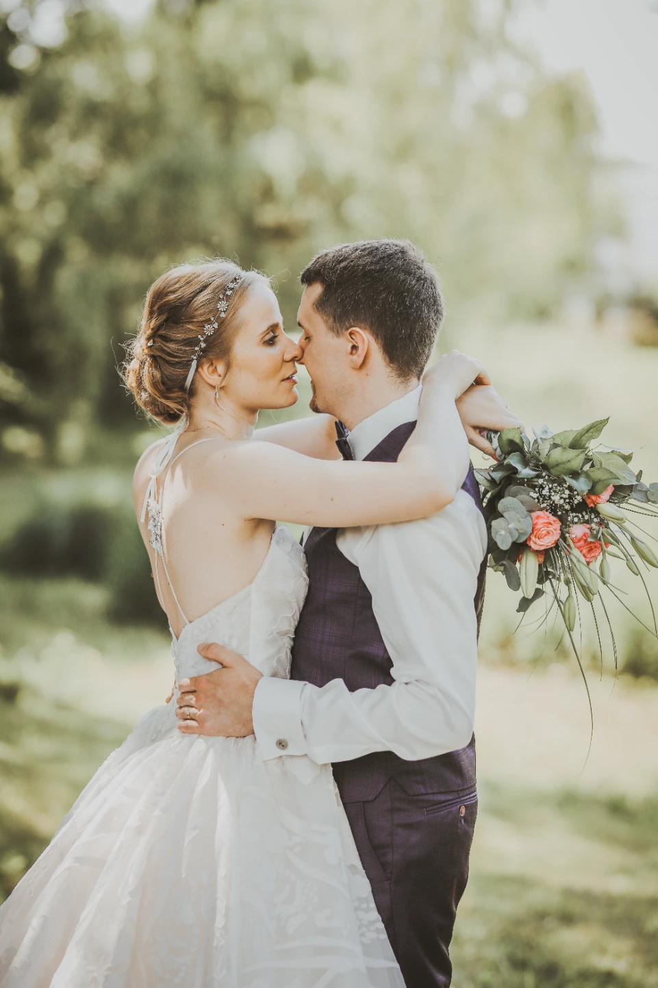 Hochzeitsfoto von Alina&Nils in der Villa Papandorf